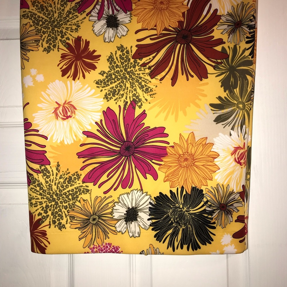 Yellow floral Skirt